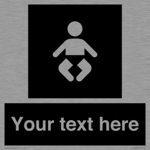 Custom information: black panel baby change